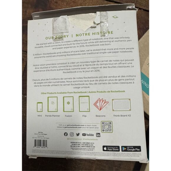 Lot of 3x NIP unused rocketbook rocket book notebooks nwot 2 LG & 1 Small - Picture 4 of 5